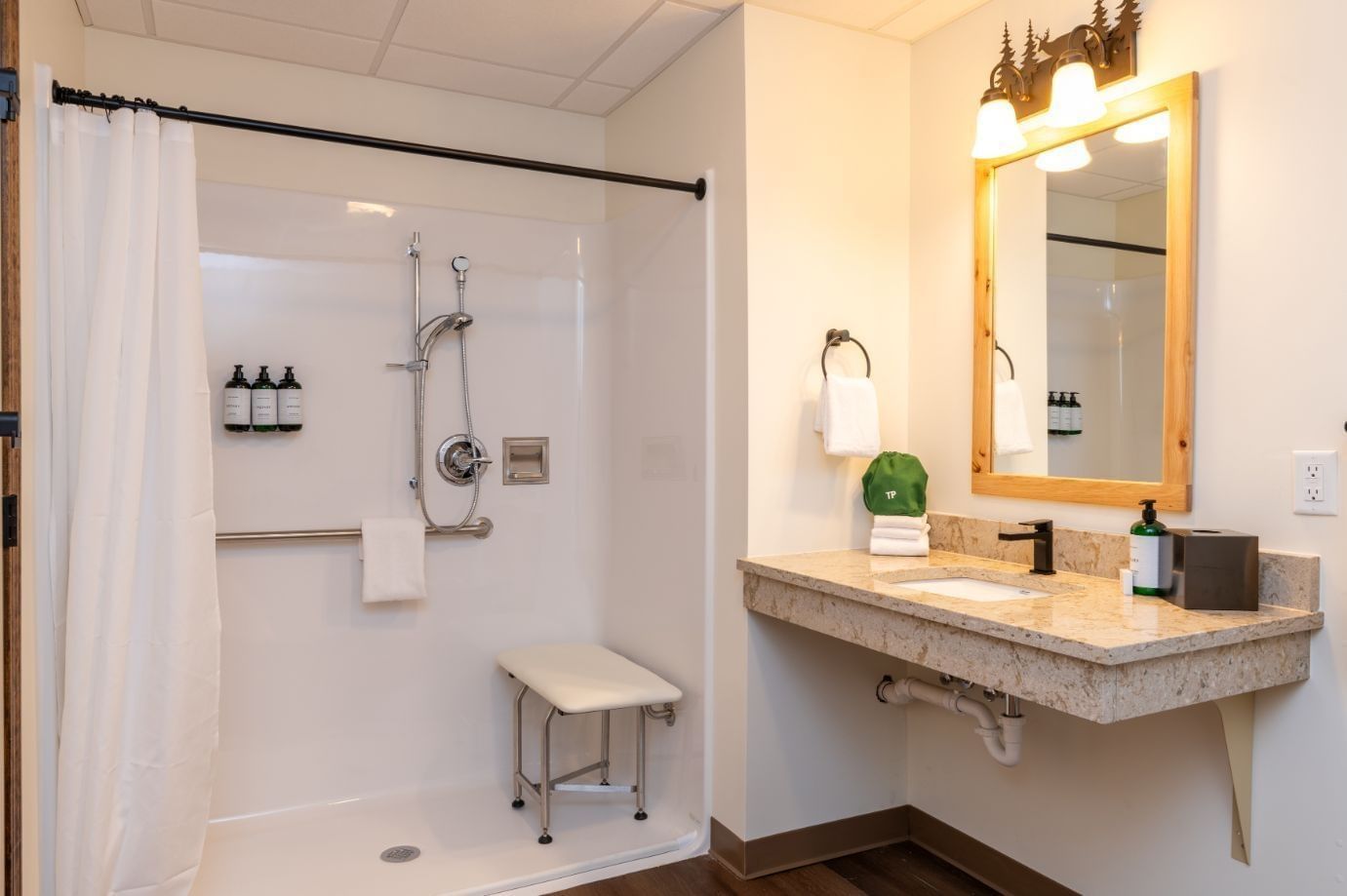 Accessible Bathroom At The Lodge At Schroon Lake