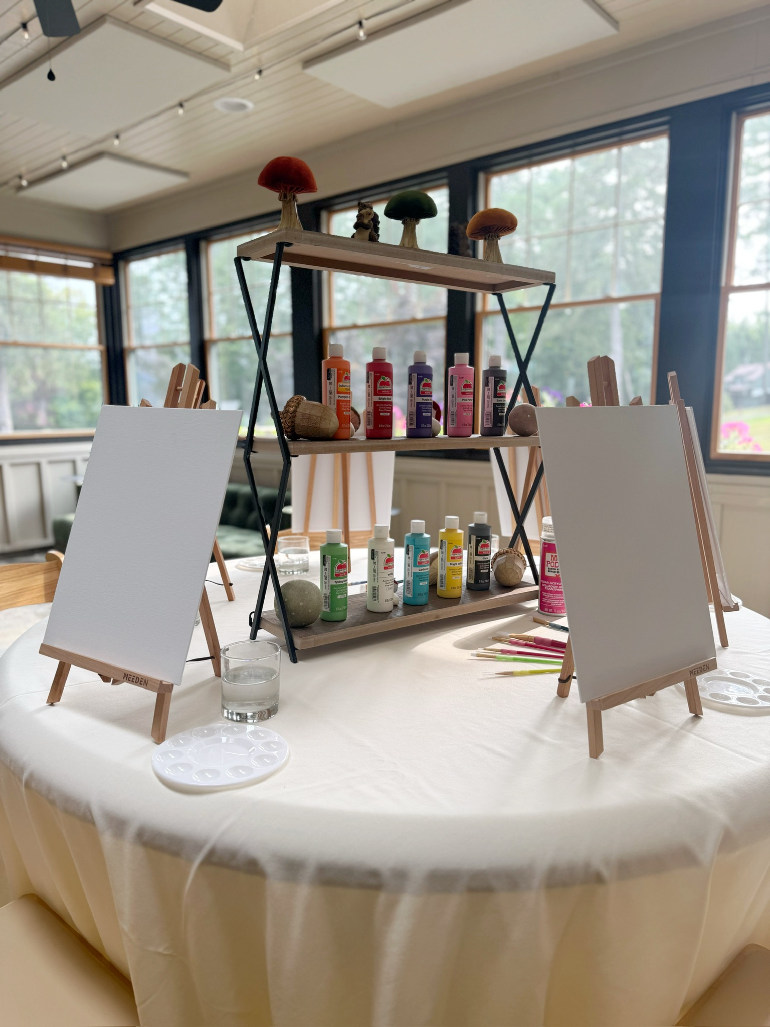 Paint and Sip in The Overlook Sunroom