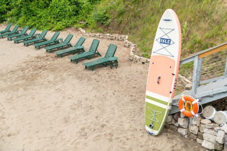 Paddle Board On The Sand
