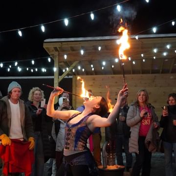 Fire And Ice Weekend At The Lodge At Schroon Lake Ice Bar Adirondacks Square