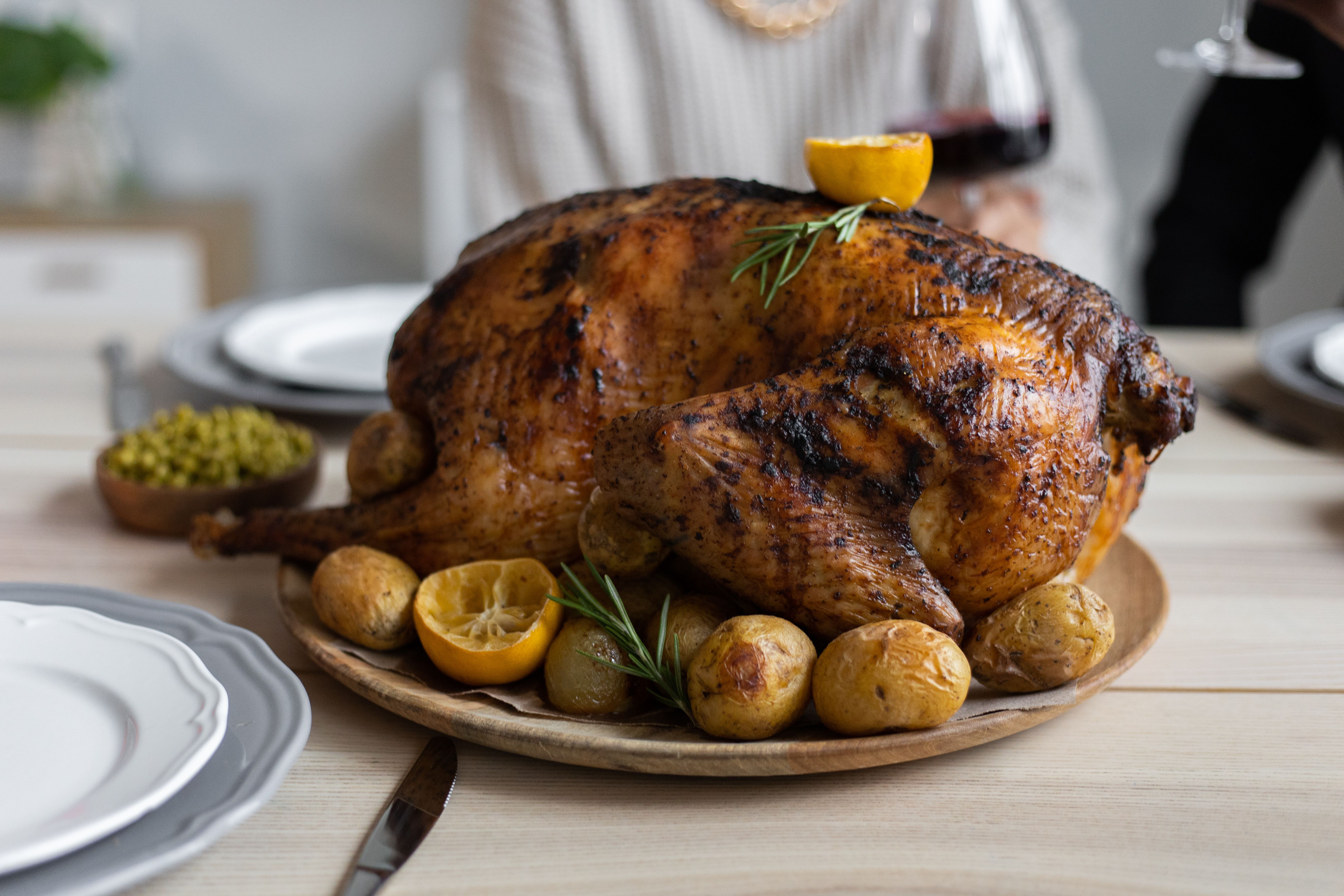 Thanksgiving Turkey on the table