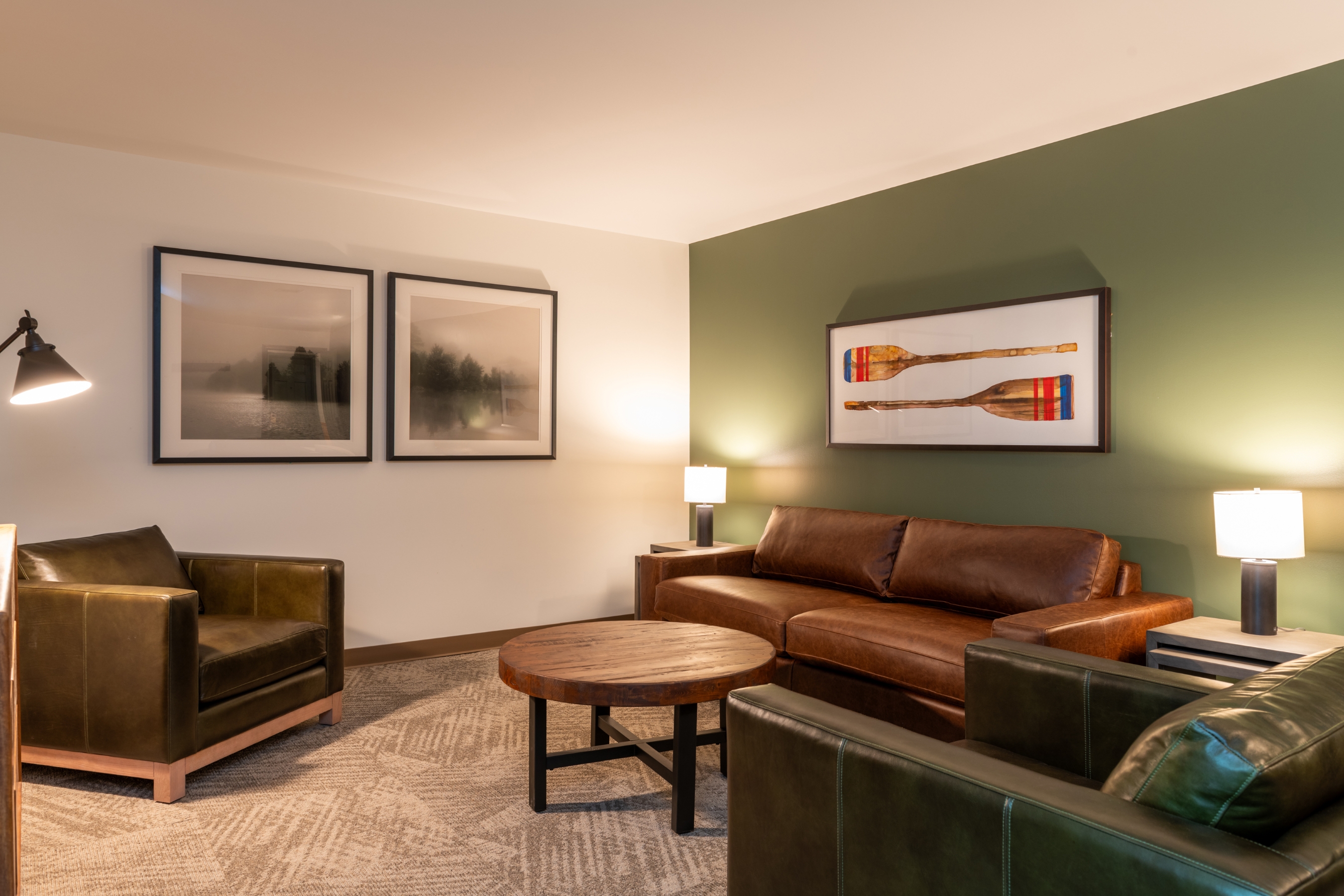 Main Lodge One Bedroom Double Suite sitting area