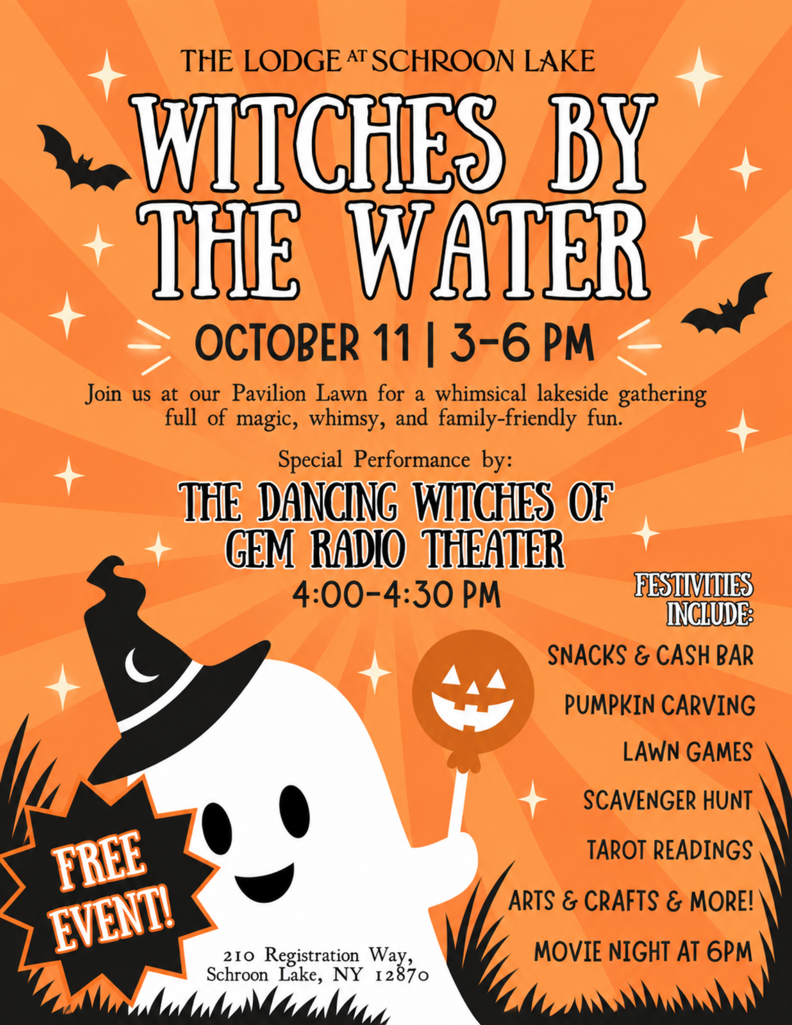 Fall Festival Schroon Lake New York Witches by The Water 2026