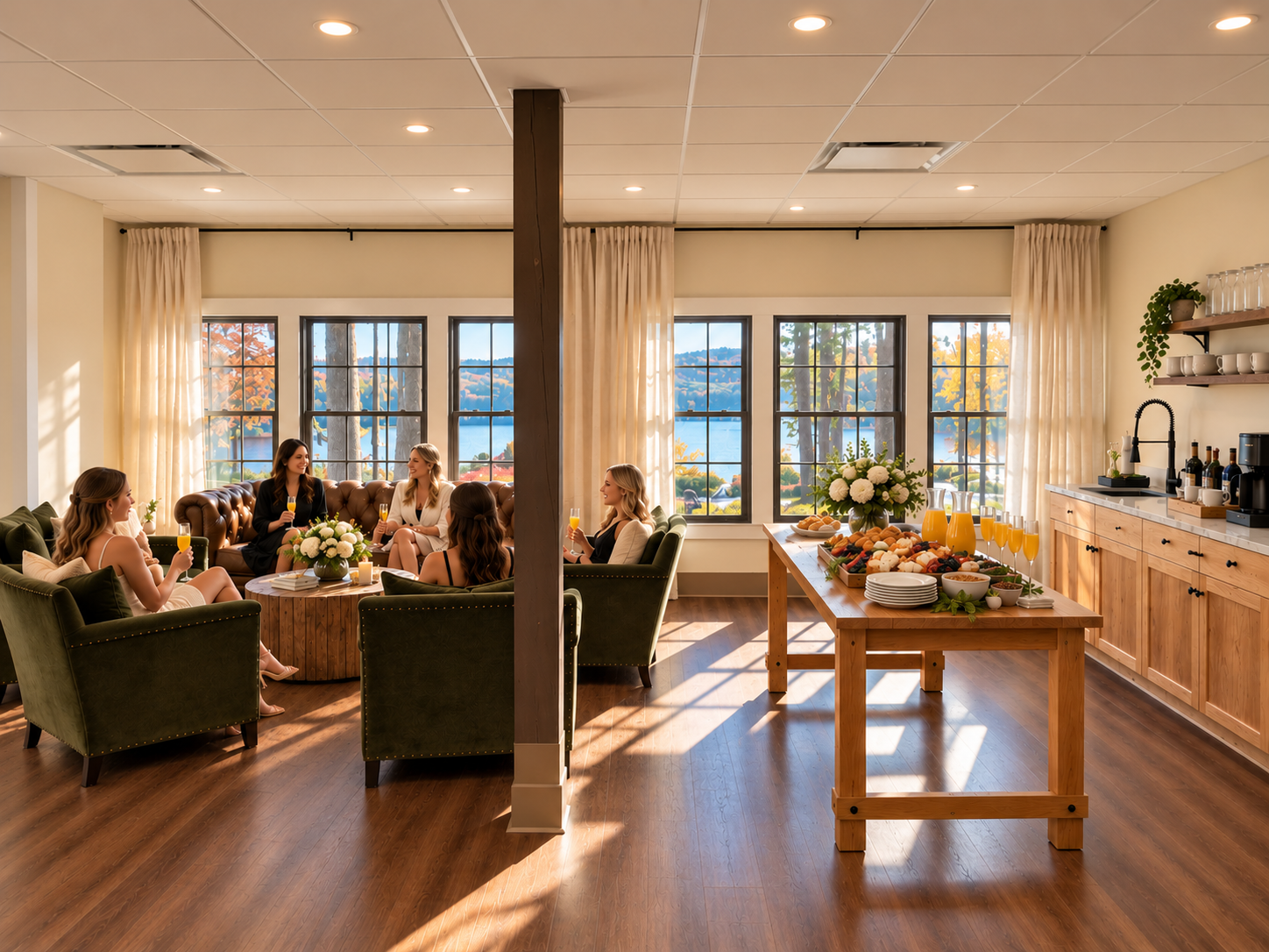 Elegant Lakeside Brunch Gathering