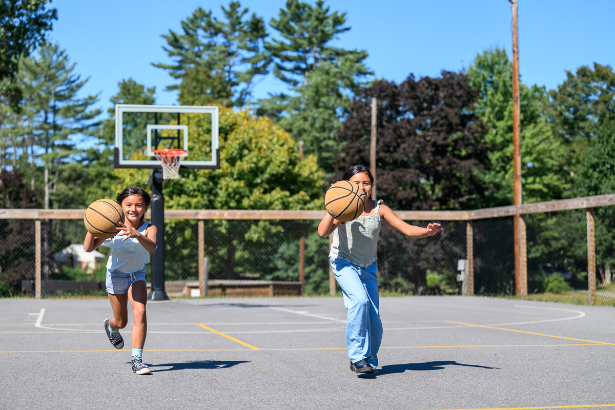 Kids Playing Basketball