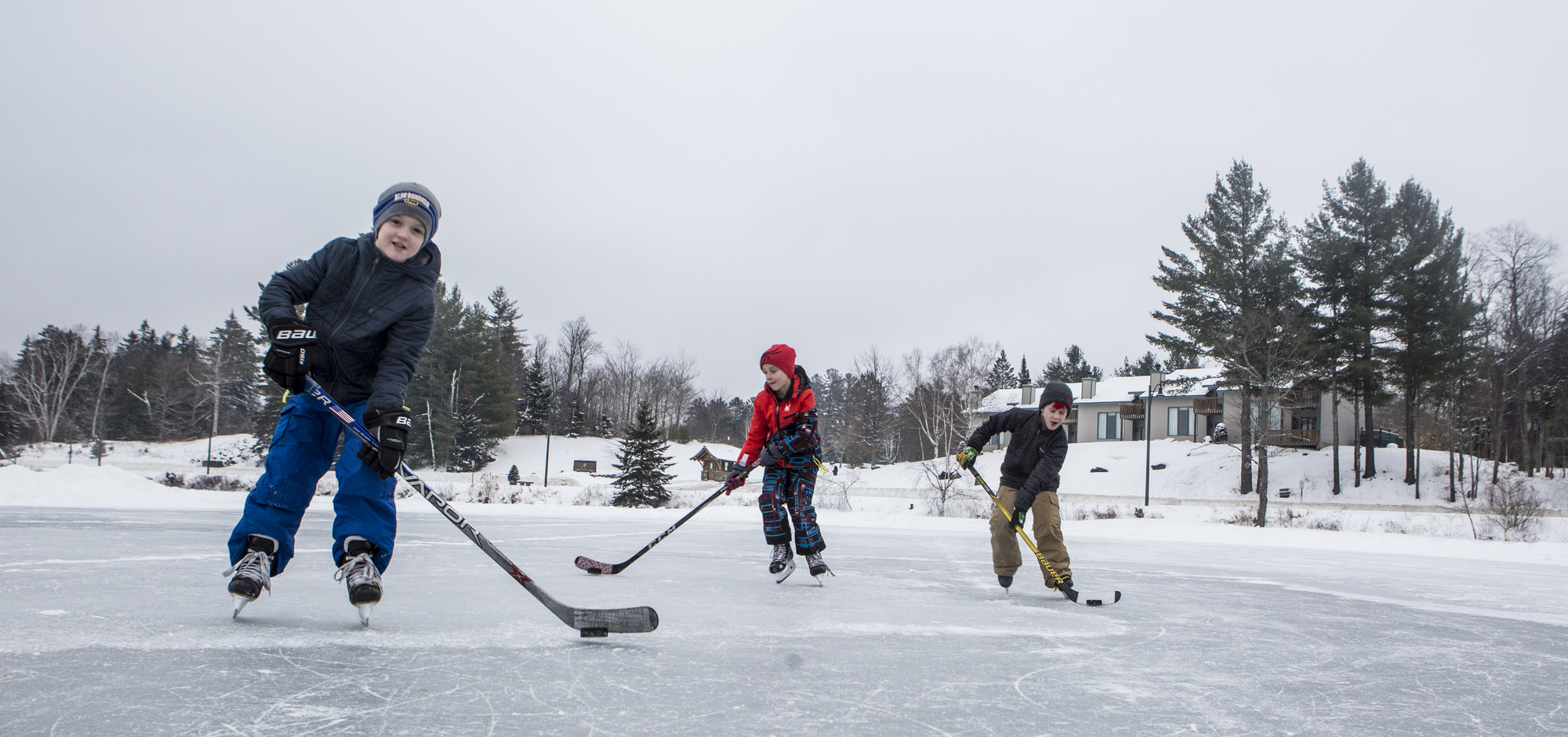 Pond Hockey in Adirondacks